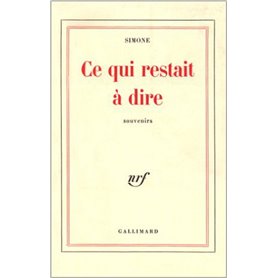 Ce qui restait à dire