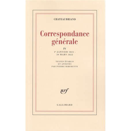 Correspondance générale