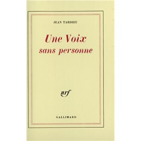 Une Voix sans personne