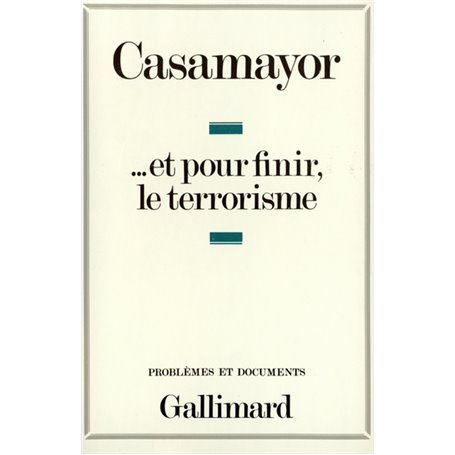 ... Et pour finir le terrorisme