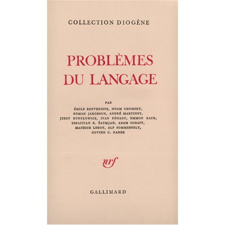 Problèmes du langage