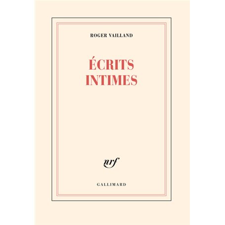 Écrits intimes