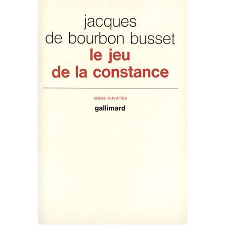 Le Jeu de la constance