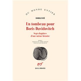 Un tombeau pour Boris Davidovitch