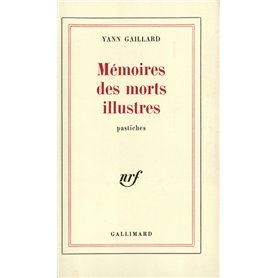 Mémoires des morts illustres