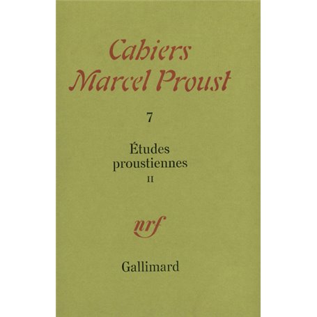 Études proustiennes