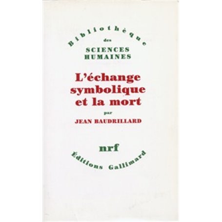 L'échange symbolique et la mort