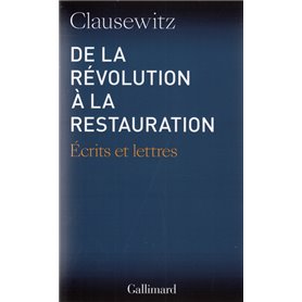 De la Révolution à la Restauration