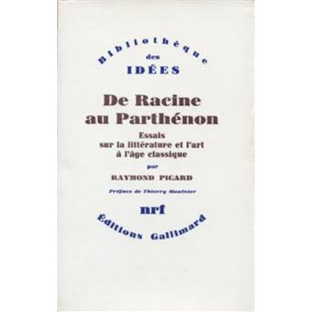 De Racine au Parthénon