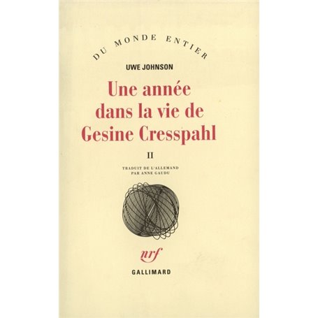 Une année dans la vie de Gesine Cresspahl