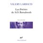 Les Poésies de A.O. Barnabooth / Poésies diverses