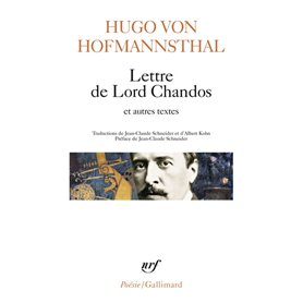 Lettre de Lord Chandos et autres textes sur la poésie