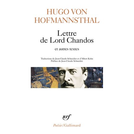 Lettre de Lord Chandos et autres textes sur la poésie