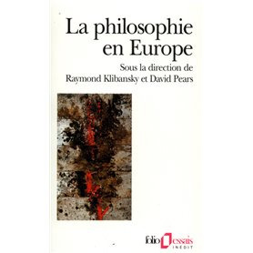 La Philosophie en Europe