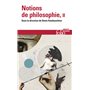 Notions de philosophie