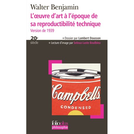 L'oeuvre d'art à l'époque de sa reproductibilité technique