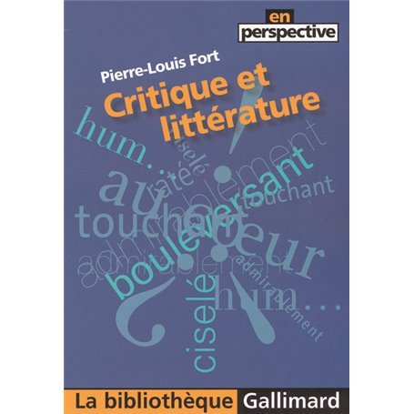 Critique et littérature