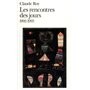 Les rencontres des jours