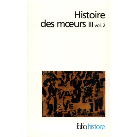 Histoire des moeurs