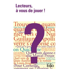 Lecteurs, à vous de jouer !