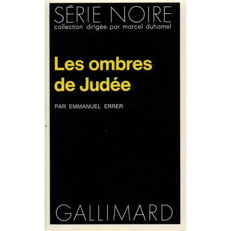 Les ombres de Judée