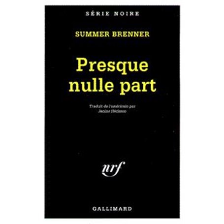 Presque nulle part