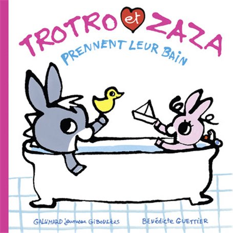 Trotro et Zaza prennent leur bain