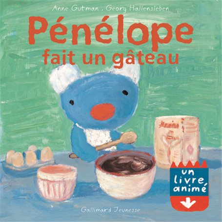 Pénélope fait un gâteau