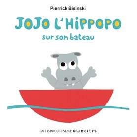 Jojo l'hippopo sur son bateau