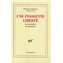 Une insolente liberté