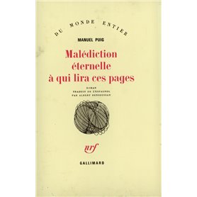 Malédiction éternelle à qui lira ces pages