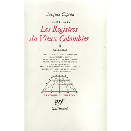 Les Registres du Vieux Colombier