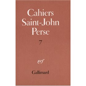 Cahiers Saint-John Perse