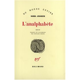 L'analphabète