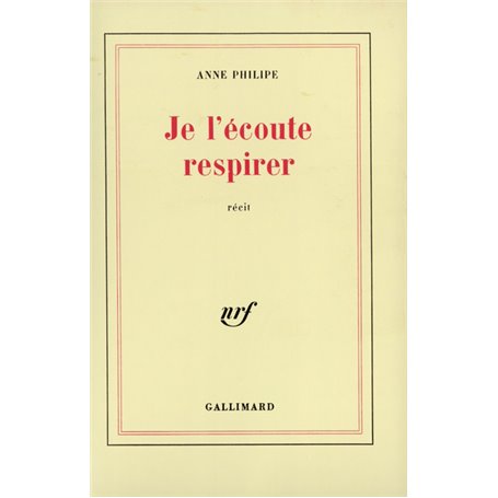 Je l'écoute respirer