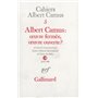 Albert Camus : oeuvre fermée, oeuvre ouverte ?