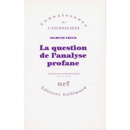 La question de l'analyse profane