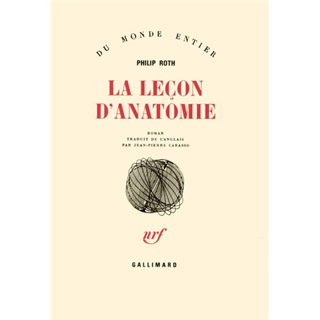 Les livres de Zuckerman - La leçon d'anatomie