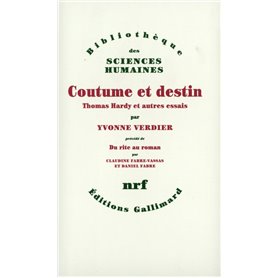 Coutume et destin