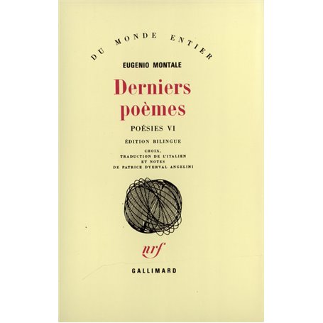 Derniers poèmes