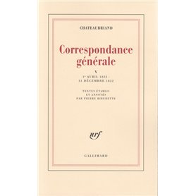 Correspondance générale