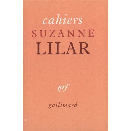 Cahiers Suzanne Lilar