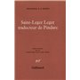 Saint-Leger Leger traducteur de Pindare
