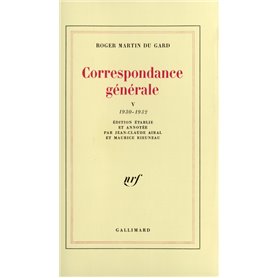 Correspondance générale