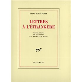 Lettres à l'Étrangère