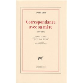 Correspondance avec sa mère