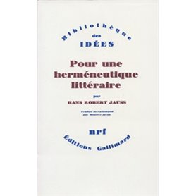 Pour une herméneutique littéraire