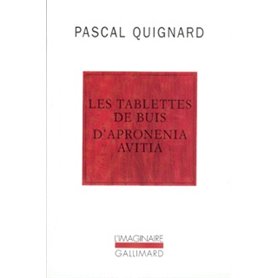 Les Tablettes de buis d'Apronenia Avitia