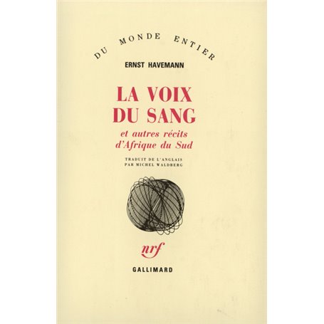 La Voix du sang et autres récits d'Afrique du Sud