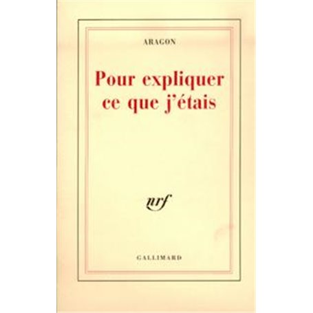 Pour expliquer ce que j'étais